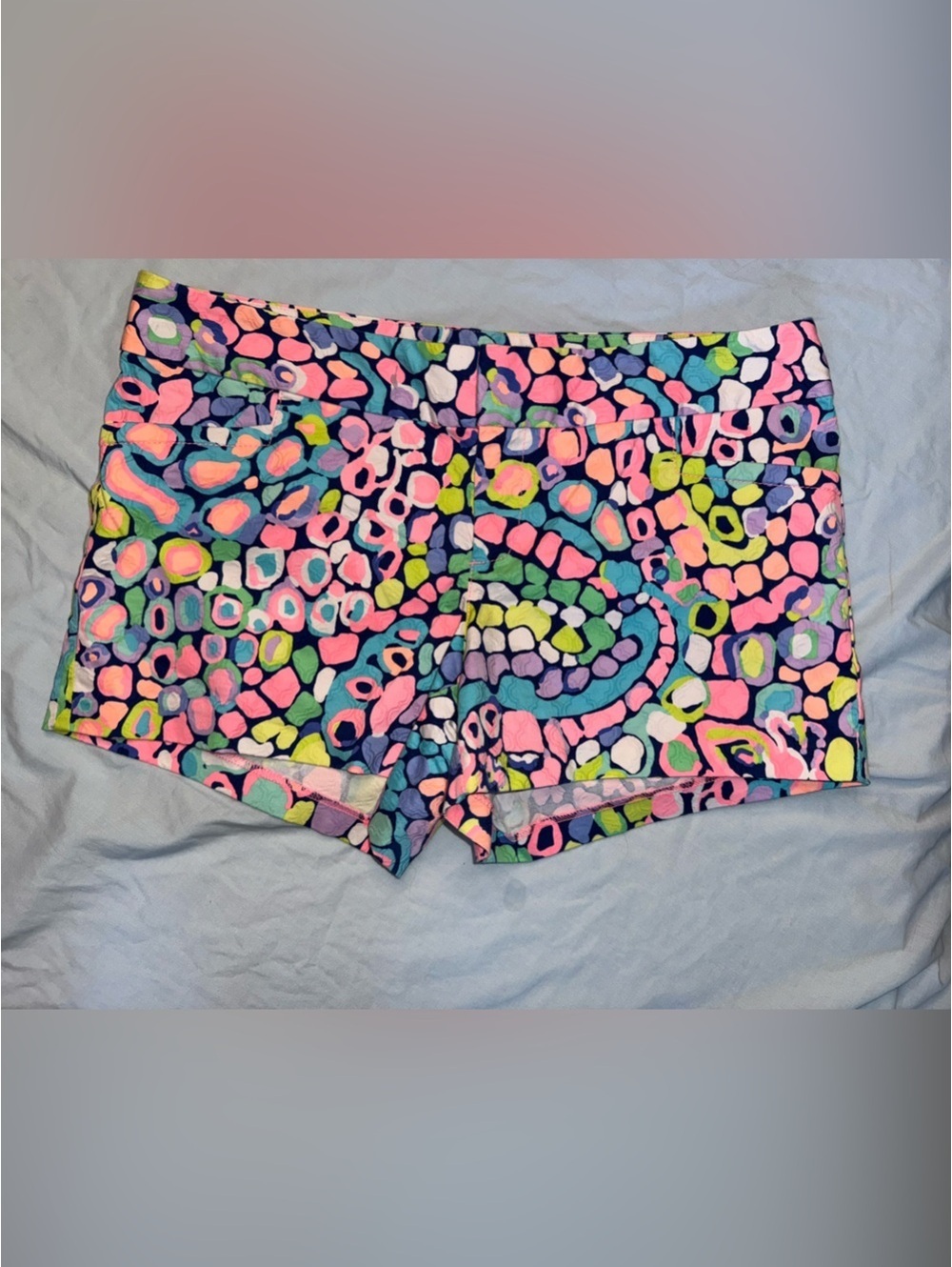 Lilly Pulitzer womens catch and release shorts 10 bright nautical festival 70s